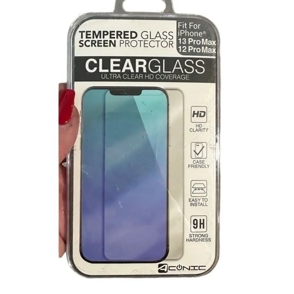 AONIC iPhone 13 Pro Max / iPhone 12 Pro Max Clear 9H Tempered Glass Screen Prote